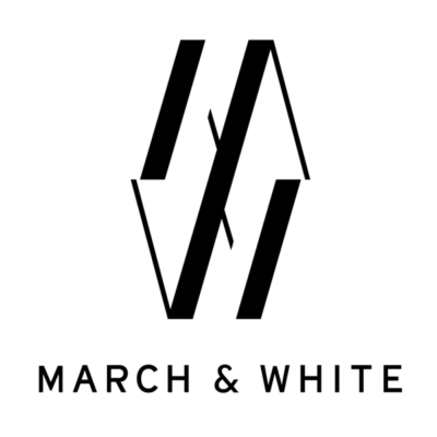 March and White logo