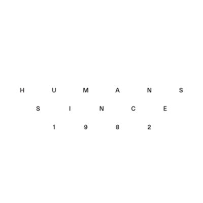 Humans since 1982 logo