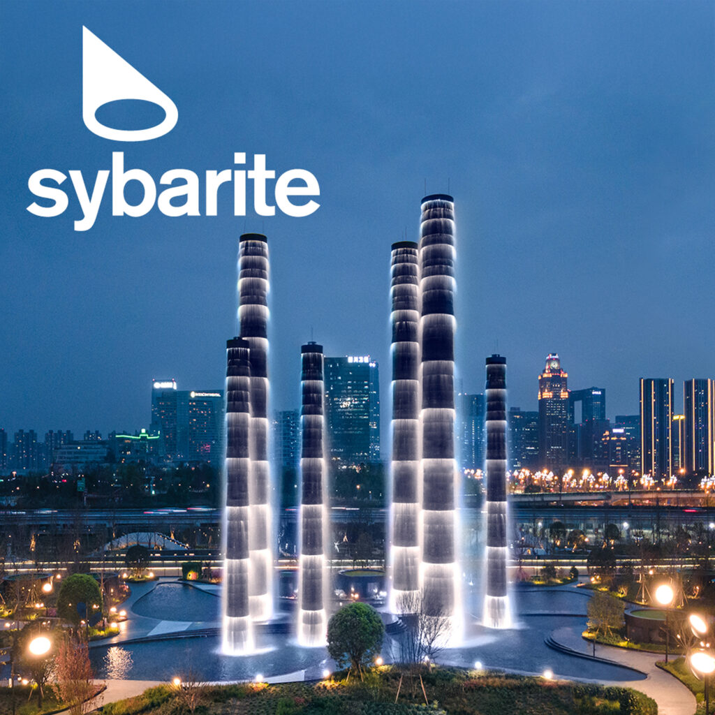 Sybarite logo on Chengdu Park project in Chengdu, China