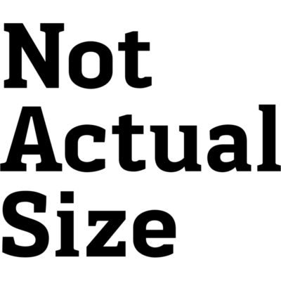 Not Actual Size